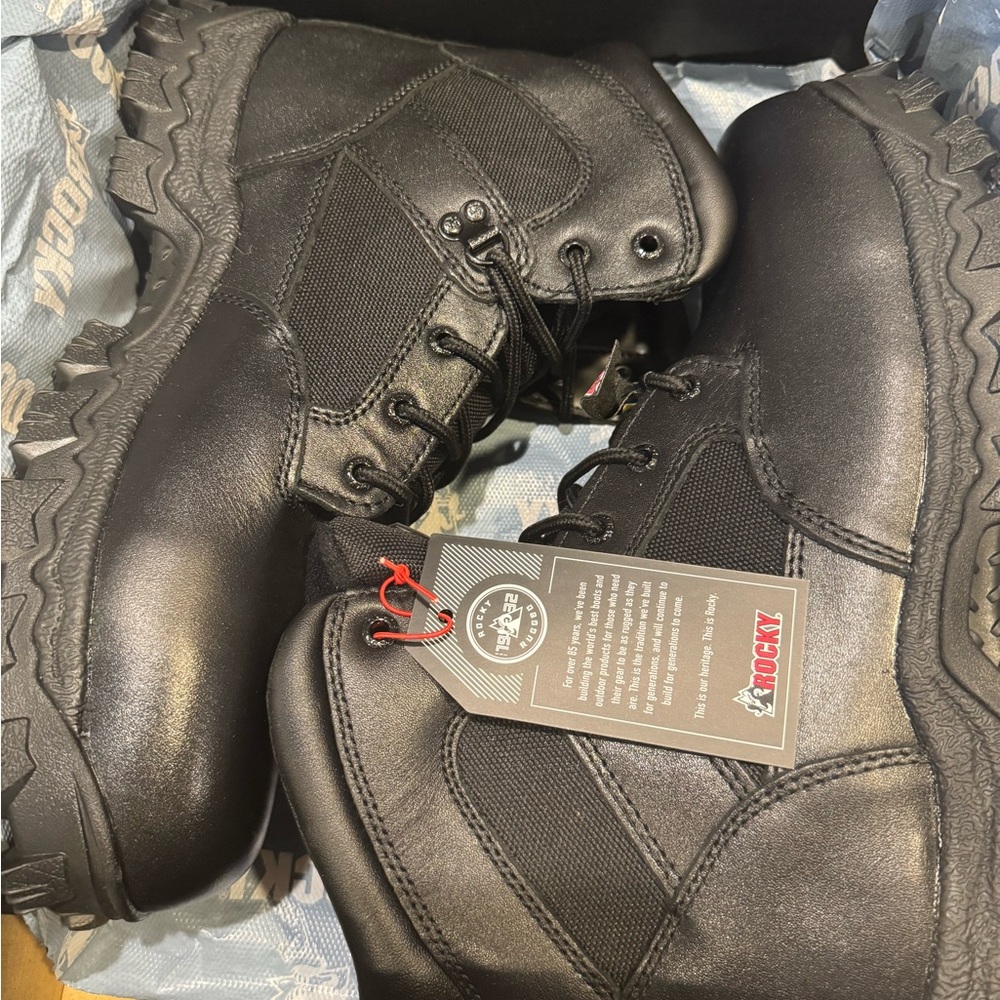 SOLD: Rocky Men's Rugged Black Boots